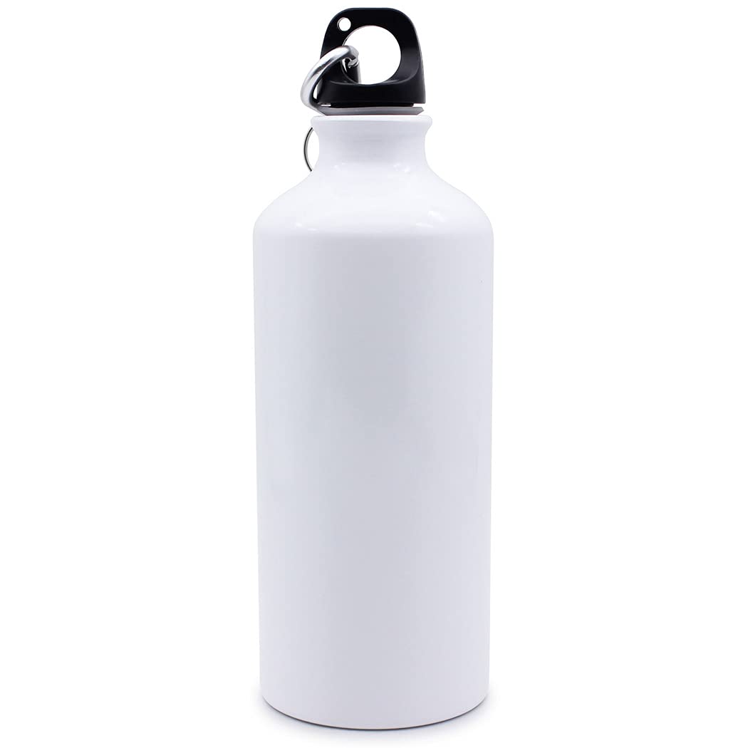 10-Pack 600ml Sublimation Blank Aluminum Sports Water Bottles - Heat Press Ready, Leak-Proof, BPA-Free for Gym, Hiking & Travel - Customizable for Sublimation Printing & Personalized Gifts