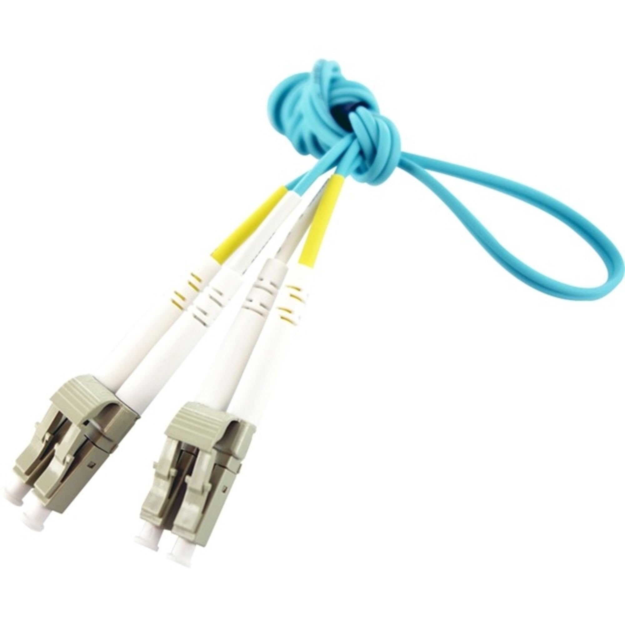 Axiom 15M LC/LC BendNFlex Silver Fiber Optic Patch Cable - High-Speed Internet & Network Connection for Home Office, Data Centers, and Server Rooms