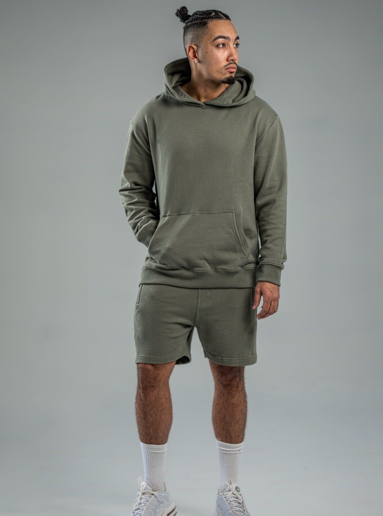Noah French Terry Hoodie for Men - Soft & Comfortable Pullover Sweatshirt - Perfect for Casual Wear, Gym, and Outdoor Activities - Khaki