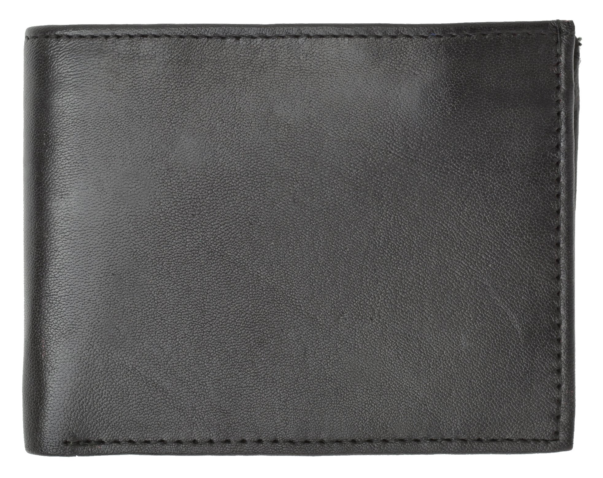Premium Men's Genuine Leather Bifold Wallet with Triple Card Windows - Slim & Durable for Everyday Use, Business, Travel & Gifting