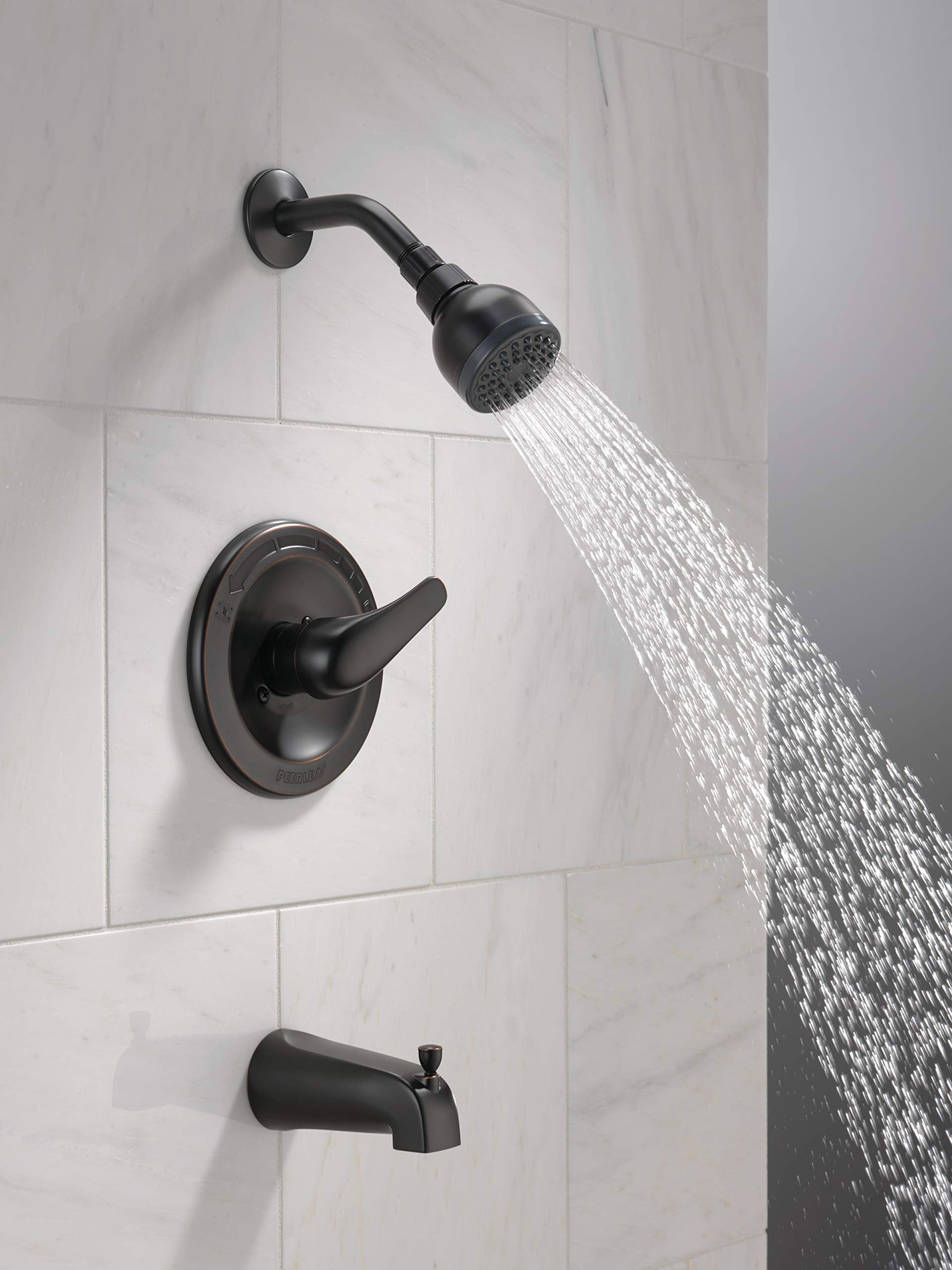 Peerless PTT188750-OB Oil Rubbed Bronze Faucet - Elegant Bathroom Sink Faucet for Modern & Traditional Home Decor