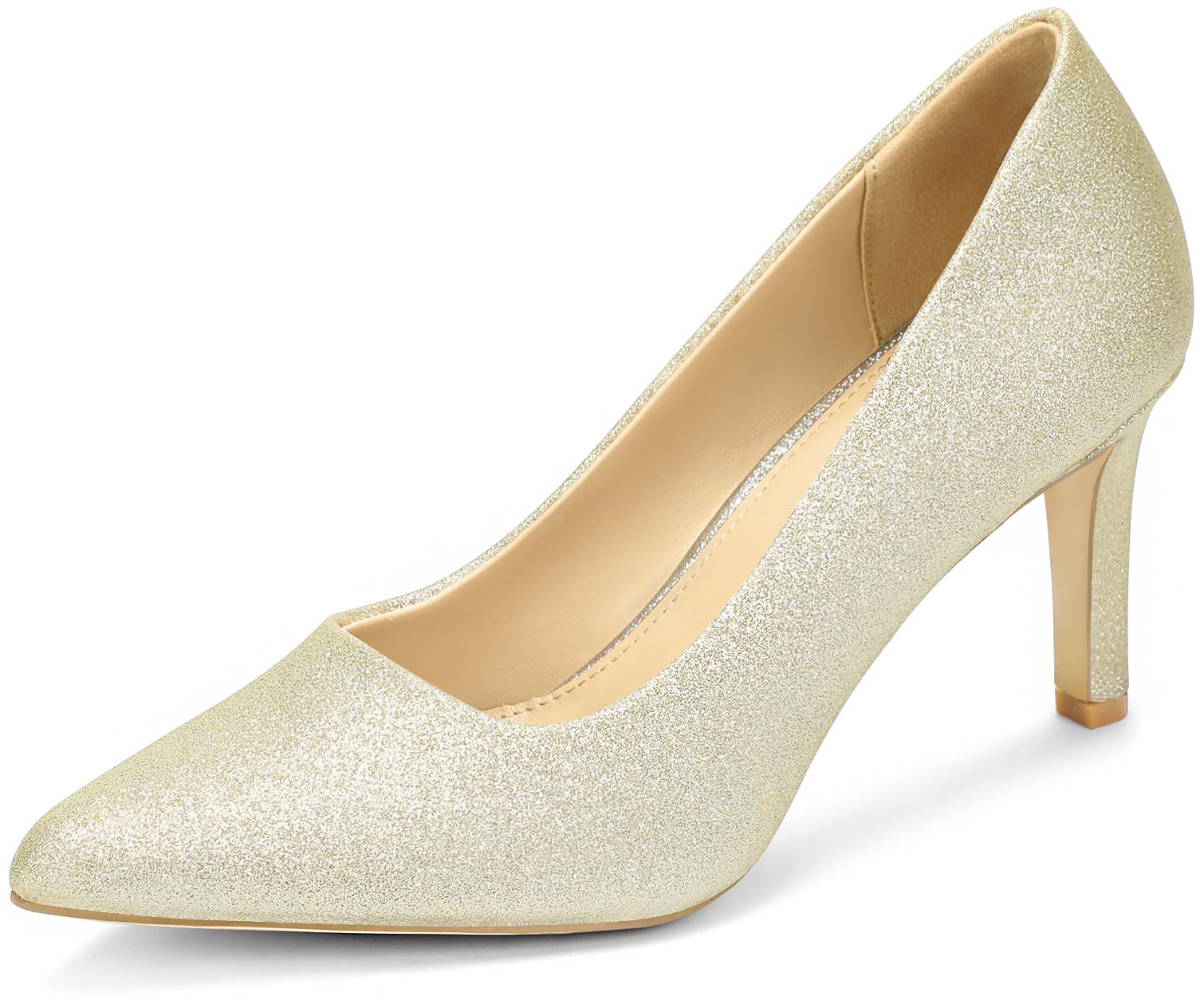 Women's Pointed Toe Stiletto Pumps - 3 Inch High Heels for Wedding, Party & Dress Occasions - Comfortable Closed Toe Dress Shoes for Women - Perfect for Evening Events, Prom & Formal Wear