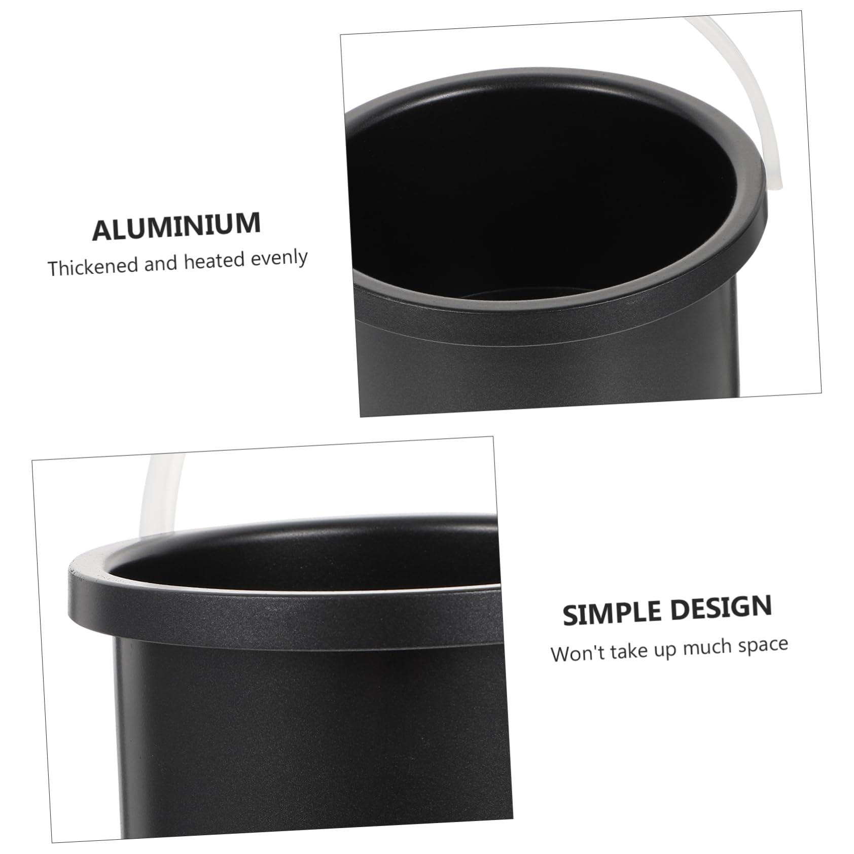 Professional Wax Warmer Pot for Hair Removal - Aluminum Melting Inner Pot, Easy to Use Wax Heater Tool for Salon & Home Use - Perfect for Bikini, Legs, Face & Body Waxing