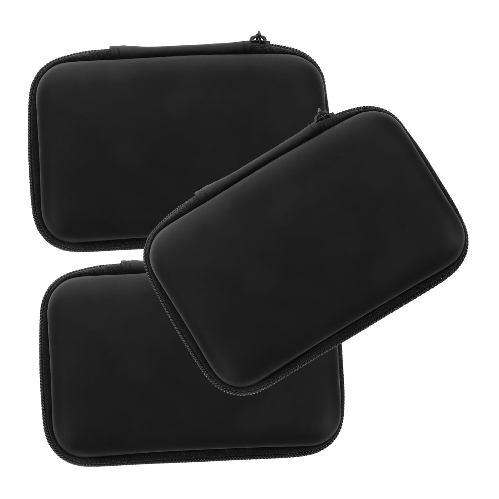 Hemoton 3-Piece Tweezers Storage Case - Waterproof Zipper Pouch for Eyelash Tweezers, Nail Art Tools & Makeup Accessories - Travel-Friendly Cosmetic Organizer Bag for Salon Professionals & Home Use