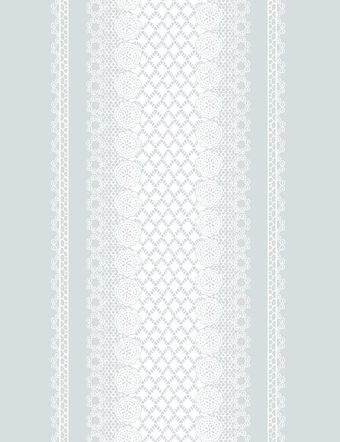 Nathan Turner Gray Lace Front Wallpaper - Elegant Home Decor for Living Room, Bedroom & Dining Area