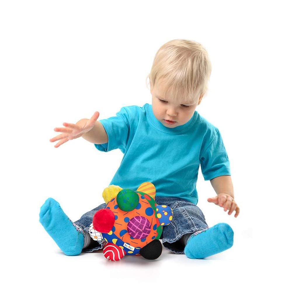 Baby Musical Shake & Dance Ball Toy - Soft Sensory Developmental Bumpy Ball for Infants & Toddlers - Motor Skills Learning Toy for Early Childhood Development - Perfect for Playtime, Nursery & Sensory Play Activities