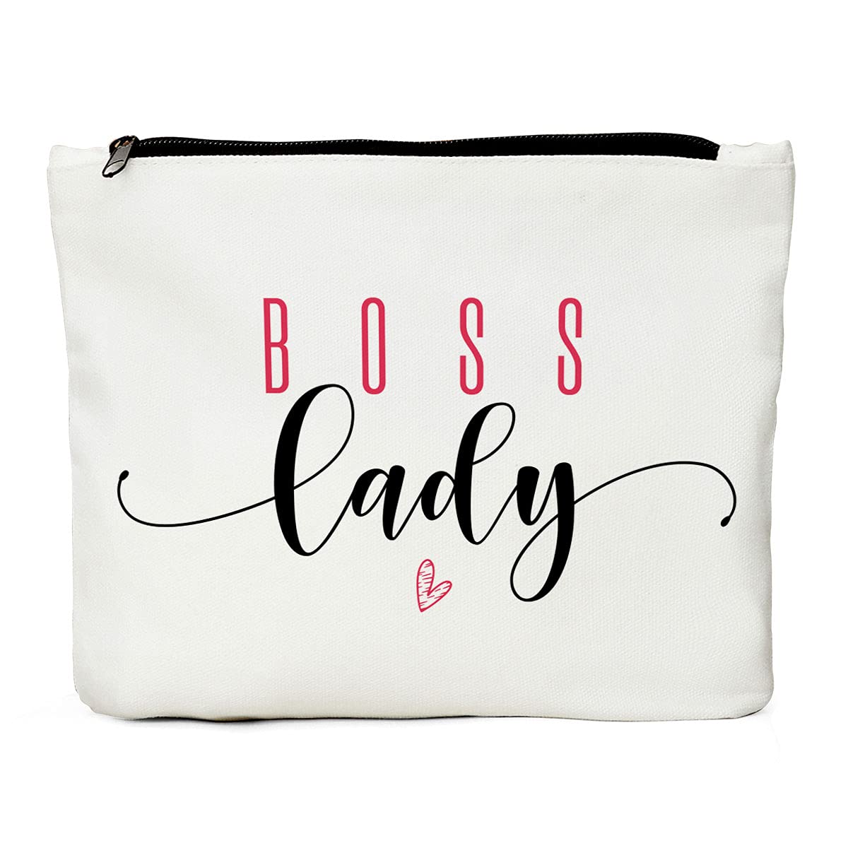 Boss Lady Gifts for Women - Premium Office Makeup Bag for Boss Day, Christmas, Birthday & Retirement - Perfect Thank You Gift from Coworker, Mentor, Supervisor or Leader - Ideal for Corporate Events, Farewell Parties & Professional Milestones
