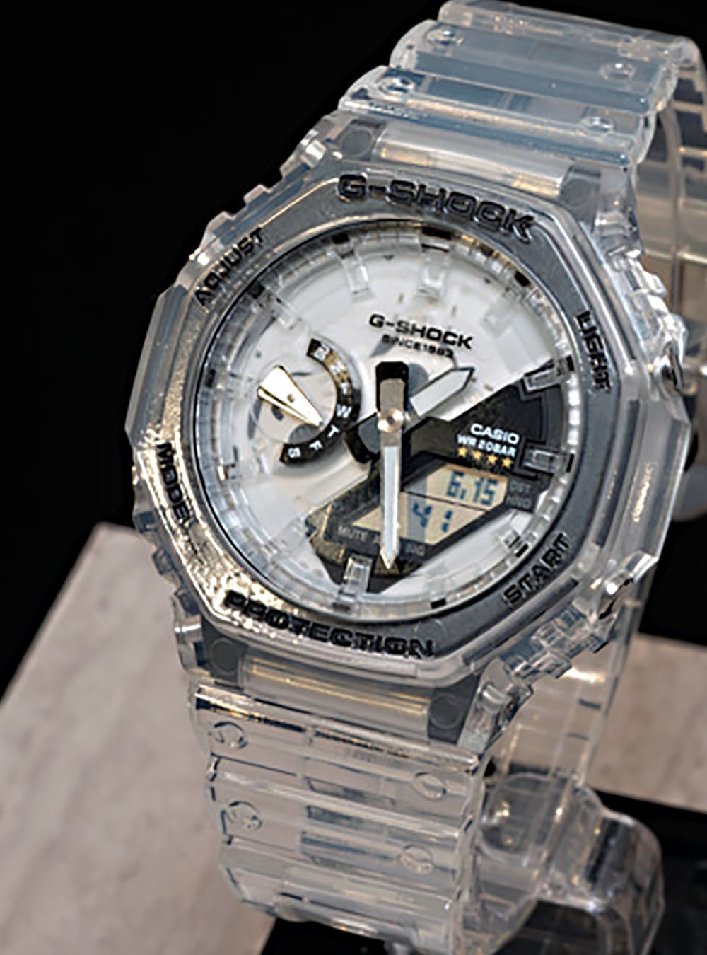 CASIO G-SHOCK GA-2140RX-7AJR 40th Anniversary Clear Remix Limited Edition JDM Watch - Durable, Shock-Resistant for Outdoor, Sports & Casual Wear
