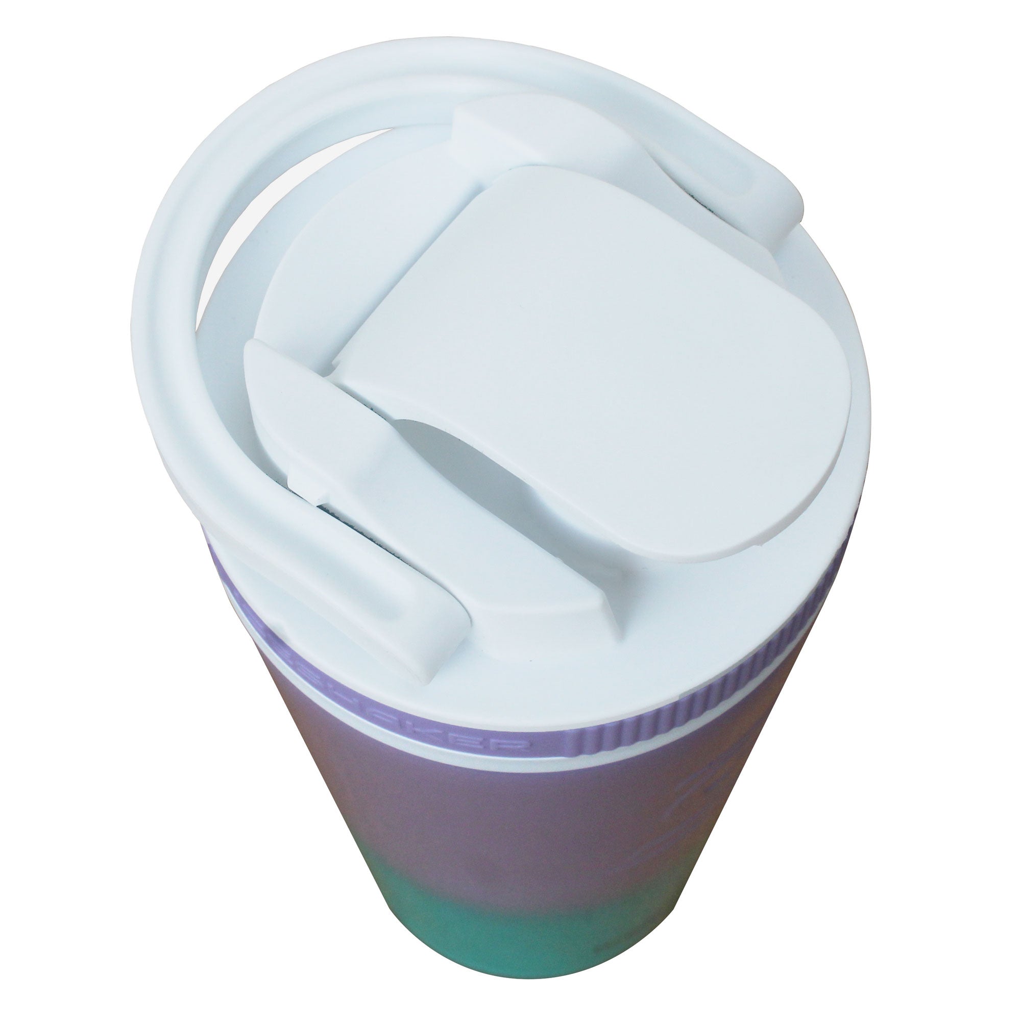 26oz Protein Shaker Bottle Lid - White with Mermaid Design Leak-Proof Blender Ball Lid for Gym, Workout & Sports | Perfect for Protein Shakes, Pre-Workout & Post-Workout Drinks