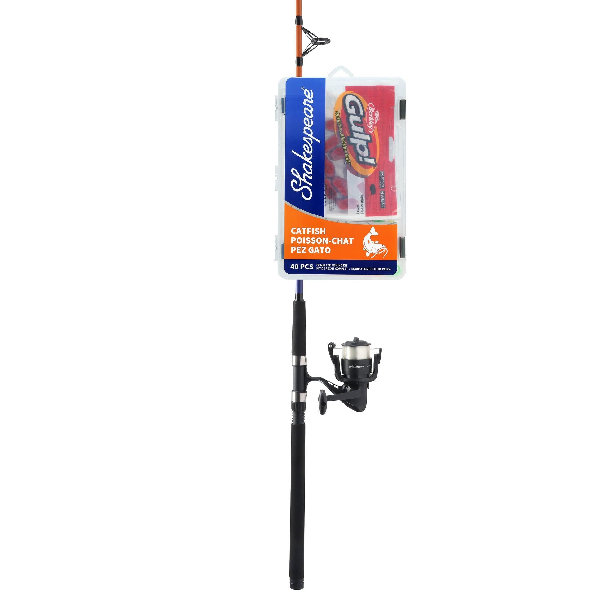 Best Catfish Spinning Rod & Reel Combo - Durable Fishing Gear for Freshwater & Saltwater - Perfect for Bank Fishing, Boat Fishing & Shore Casting