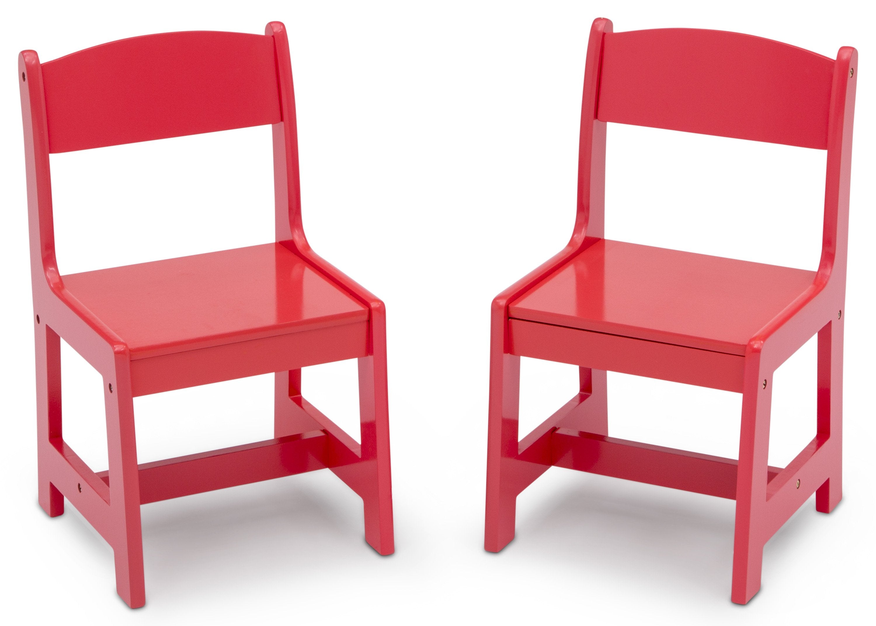 MySize Wooden Kids Chairs for Playroom - Set of 2 Children's Chairs for Reading, Drawing & Playtime - Perfect for Toddler Classroom, Daycare or Home Play Area