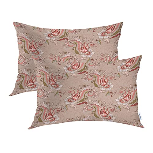 Ethnic Paisley Multi Red