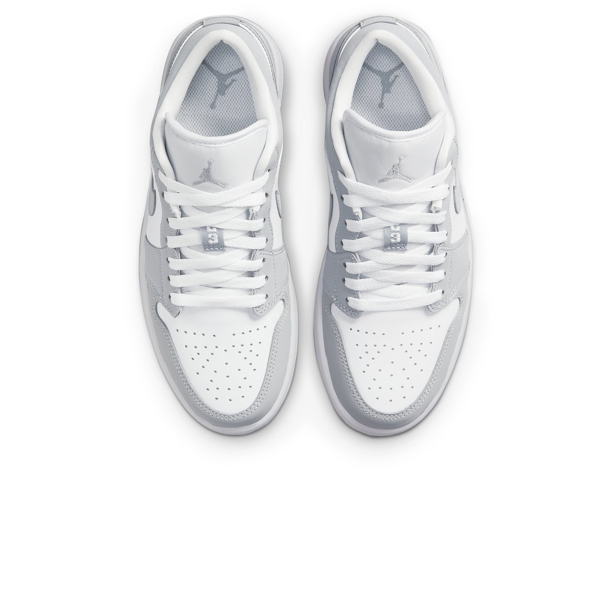 Air Jordan 1 Low Wolf Grey Women's Sneakers - Comfortable Casual Shoes for Walking, Running & Streetwear Fashion