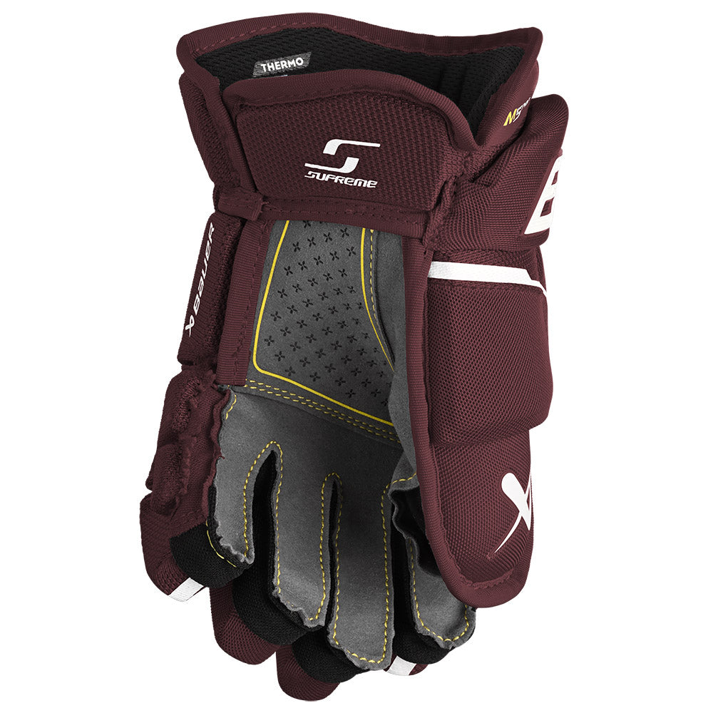 Bauer Supreme M5 Pro Junior Ice Hockey Gloves - Youth Hockey Gloves for Boys & Girls - Protective Gear for Ice Skating & Hockey Practice - Perfect for Games, Training & Winter Sports