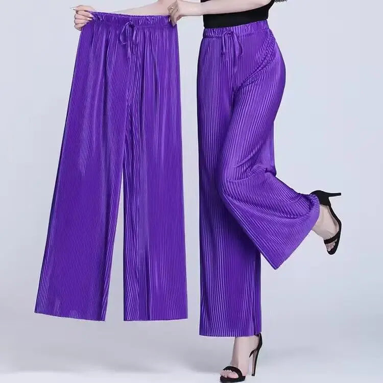 Stylish Black Women's Wide Leg Pants with Adjustable Waist Strap - 10 Trendy Designs | Korean Harajuku Fashion 2023 | Perfect for Casual Wear, Office Outfits & Street Style