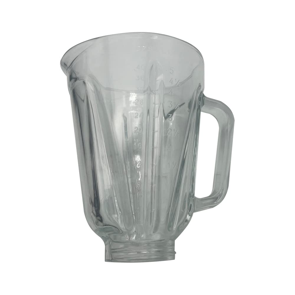 Hamilton Beach Blender Replacement 5-Cup 40oz Round Glass Pitcher & Container - Compatible with Model 3310-656 - Perfect for Smoothies, Shakes & Food Prep