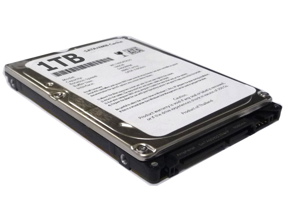 1TB 1000GB 2.5 Inch SATA III 5400 RPM Internal Hard Drive for Laptop, Mac, PS3 - Upgrade Storage for Gaming, Media, and Backup