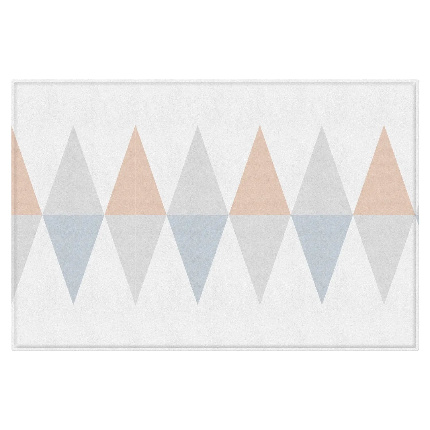LaPure Soft Baby Play Mat - Medium Size, Non-Toxic & Safe for Infants, Grey Fabric Design - Perfect for Nursery, Playroom & Tummy Time Activities