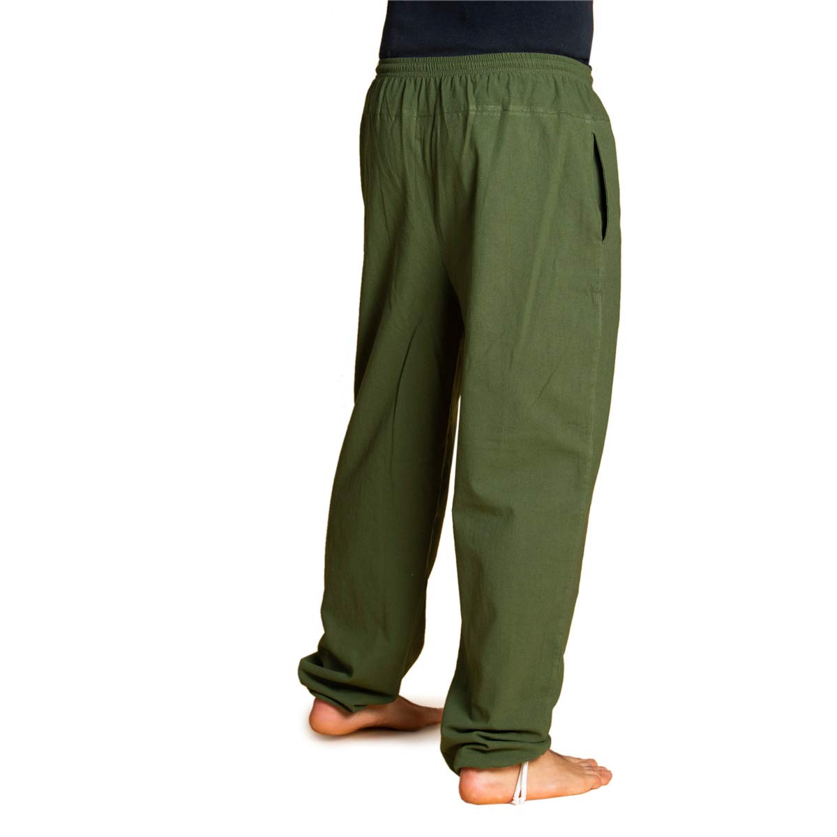 **PANASIAM E-Pants - 100% Natural Cotton Soft & Opaque Fabric Pants for Men & Women | Comfortable Lounge & Travel Wear**