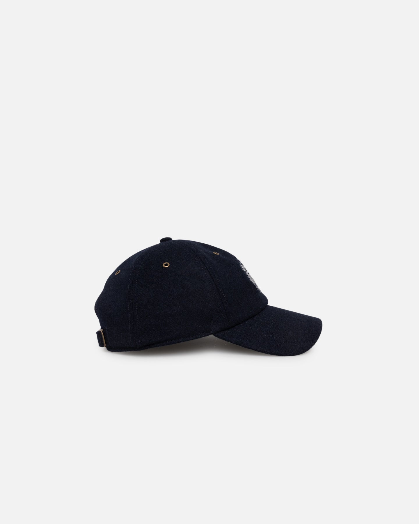 47 Brand Georgetown Hoyas Wooly Clean Up Strapback Hat - Navy Blue Adjustable Baseball Cap for Men & Women - Perfect for College Sports, Tailgating and Casual Outfits