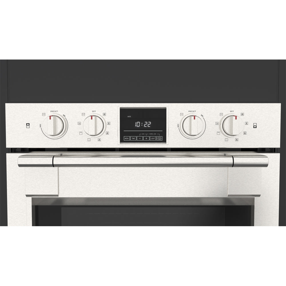Fulgor Milano 30 Inch Stainless Steel Built-In Double Electric Wall Oven - F6PDP30S1 | Perfect for Modern Kitchens, Baking & Entertaining