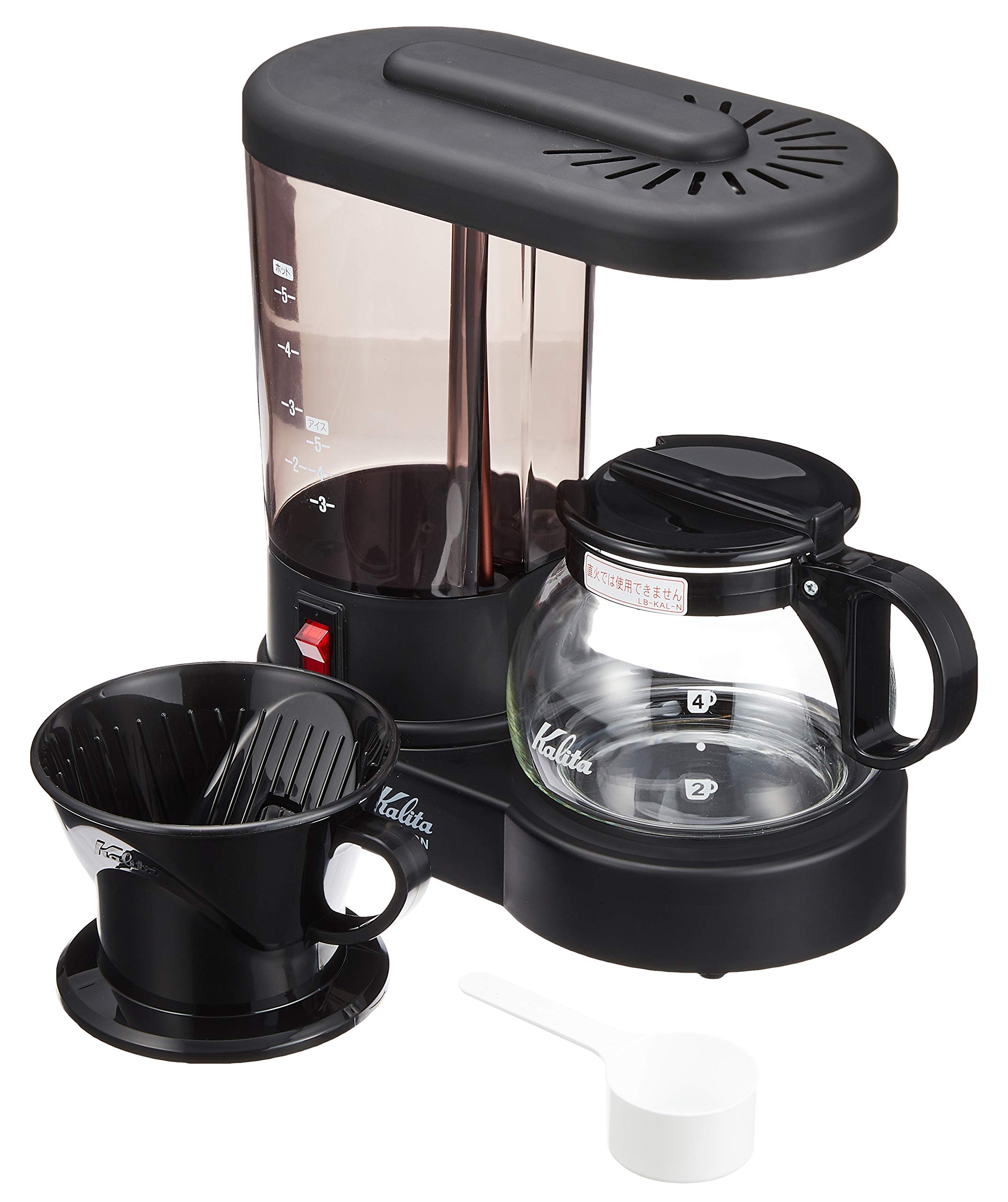 Premium Kalita EX-102N Black Coffee Maker with Water Purification System - Perfect for Home Brewing, Office Use & Specialty Coffee Shops