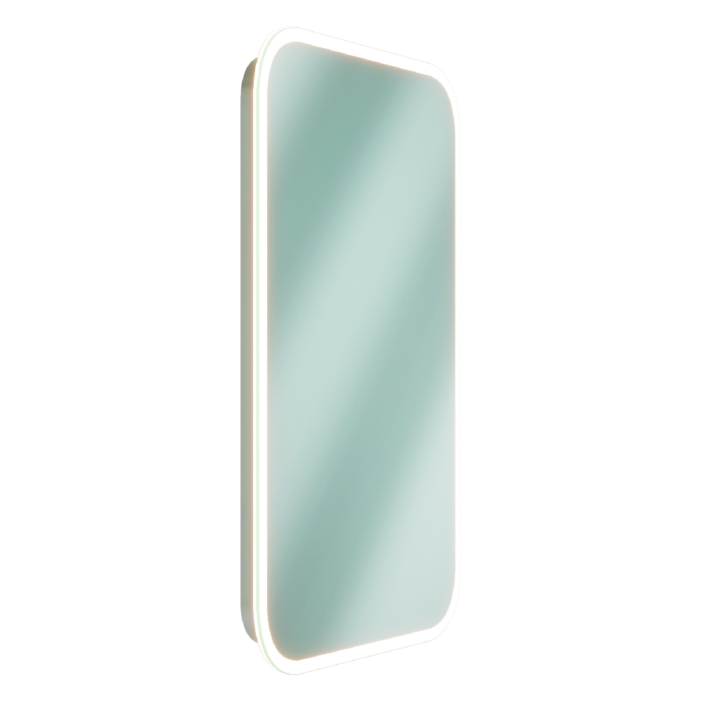 Bradley Elvari Series 7B1 50 Frameless LED Bathroom Mirror - Modern Vanity Mirror with Adjustable Lighting for Makeup, Shaving & Home Decor