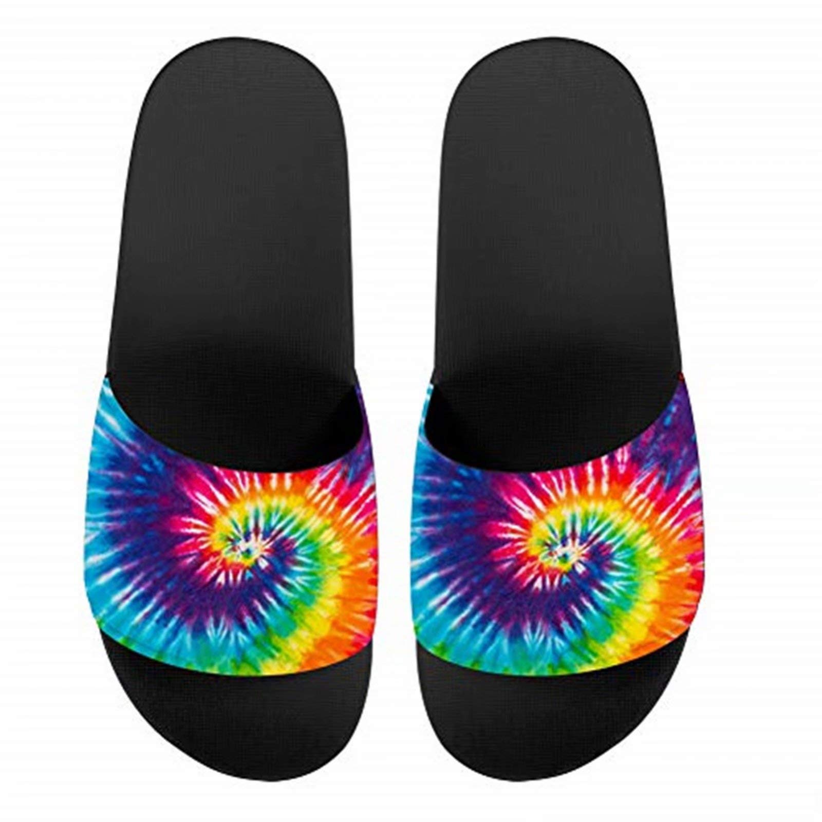 FOR U DESIGNS Women's Sandals - Comfortable Summer Slides for Indoor & Outdoor Use - Non-Slip House Slippers Perfect for Beach, Hotel, and Home Relaxation