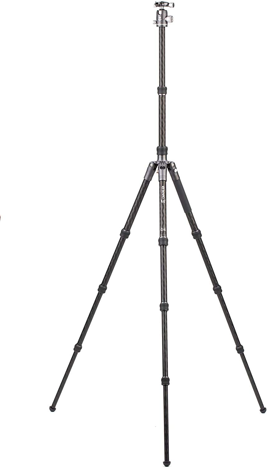 Benro BAT Carbon Fiber Travel Tripod & Monopod - 4-Section Legs with VX25 Ball Head - Lightweight for Photography, Hiking & Outdoor Adventures