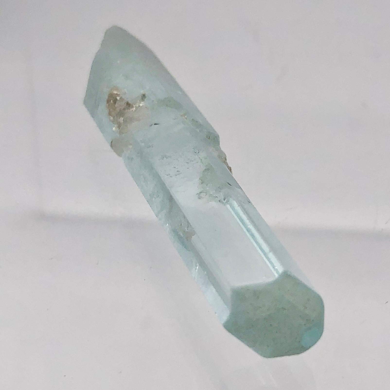 Natural Sky Blue Aquamarine Crystal Gemstone - 46x9x10mm, 31.595cts | Healing Stone for Jewelry Making, Meditation & Energy Work