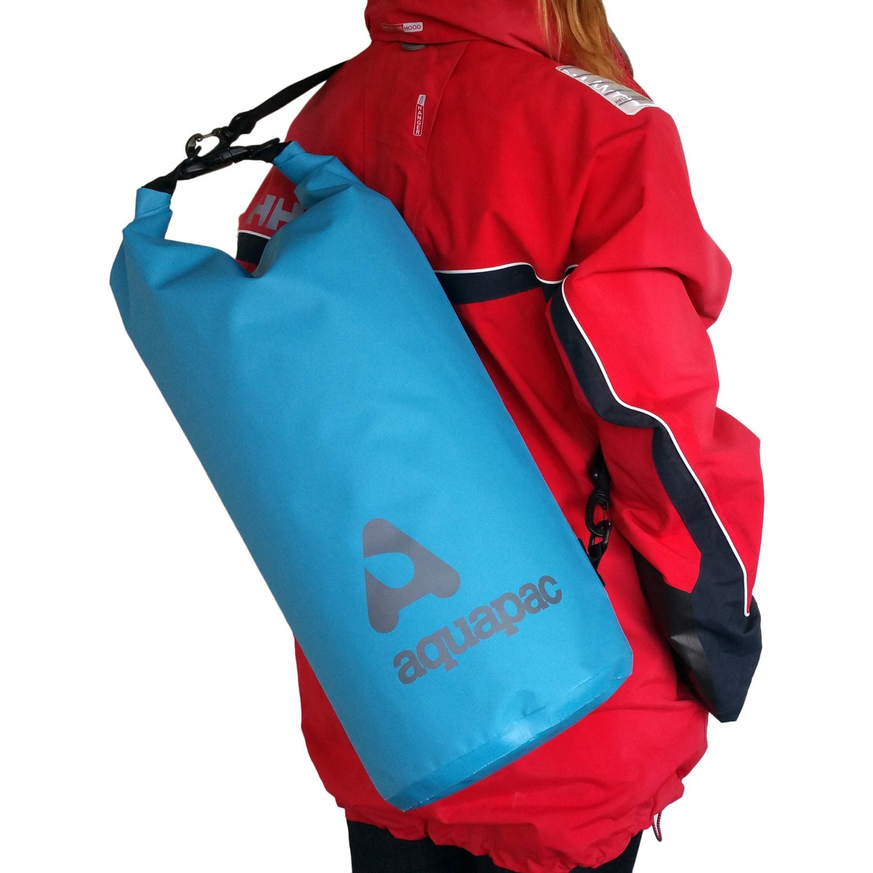 Aquapac 736 TrailProof Waterproof Dry Bag 25L Blue with Adjustable Shoulder Strap - Perfect for Hiking, Camping, Kayaking & Outdoor Adventures