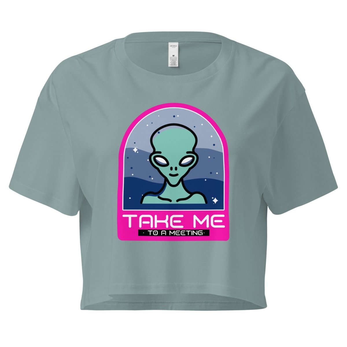 Women's Crop Tee - Casual Short Sleeve T-Shirt for Work & Meetings | Comfortable Office Wear & Business Casual Outfits