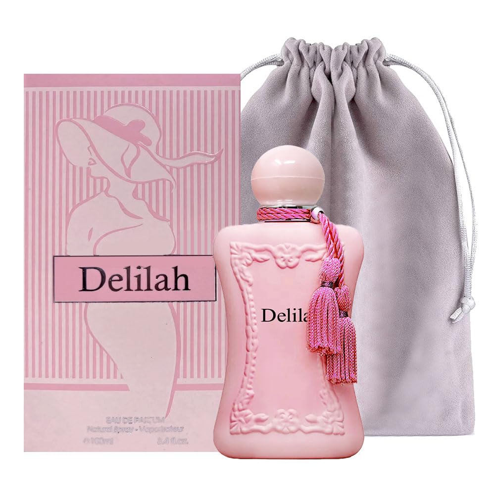 Delilah Women's Perfume - Long Lasting Floral Fragrance Eau de Parfum 100ml with Gift Bag | All-Day Wear for Work, Date Night & Special Occasions