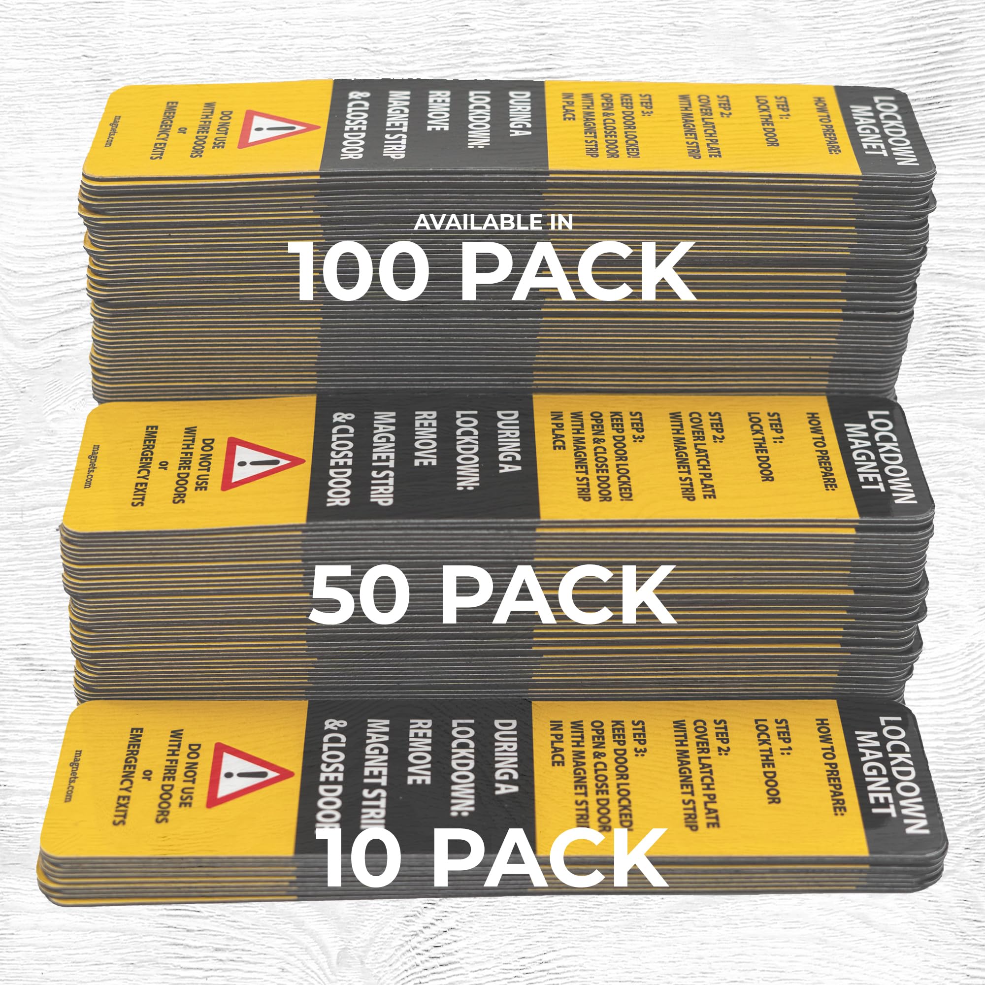 Durable 40mil Magnetic Strips for School Lockers & Lockdowns - Strong Adhesive Blue Magnetic Tape (100 Pack) - Perfect for Classroom Organization, Whiteboards & DIY Projects
