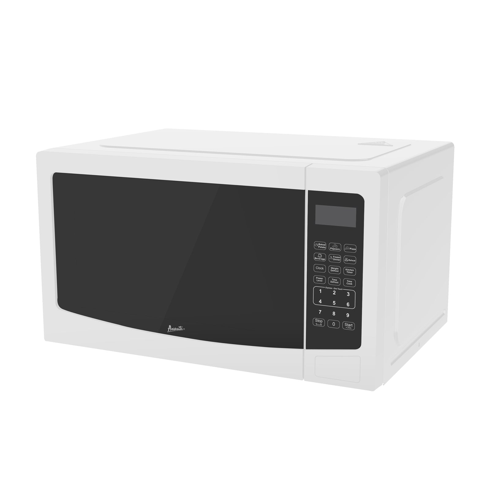 Avanti 1.1 Cu. Ft. White Countertop Microwave Oven - Compact & Powerful for Small Kitchens, Dorms, Offices & Apartments