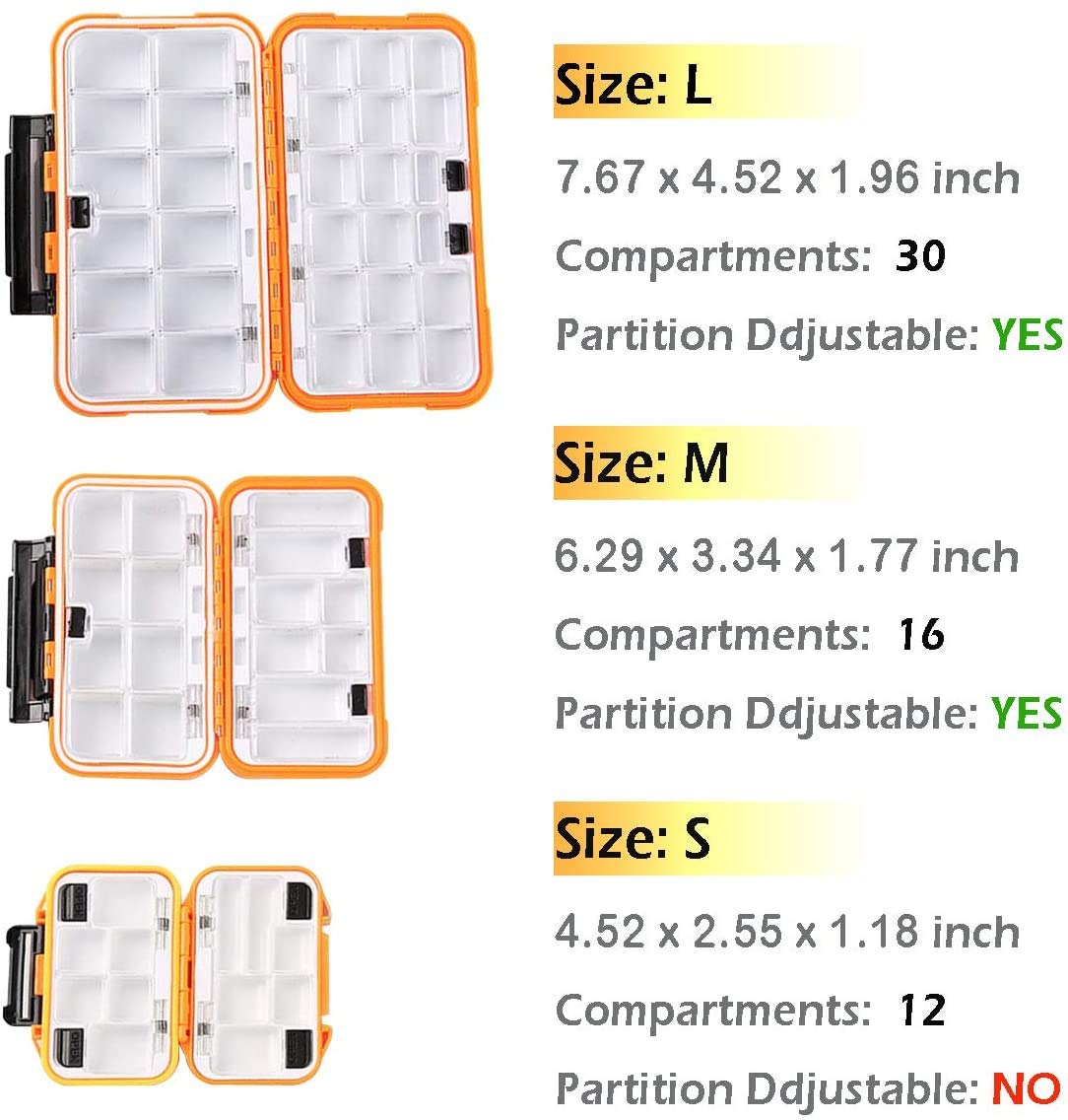 **Waterproof Portable Fishing Tackle Box Organizer - Plastic Storage for Lures, Hooks & Beads - Mini Utility Box for Trout Fishing, Jewelry & Craft Supplies - Perfect for Travel, Camping & Outdoor Adventures**