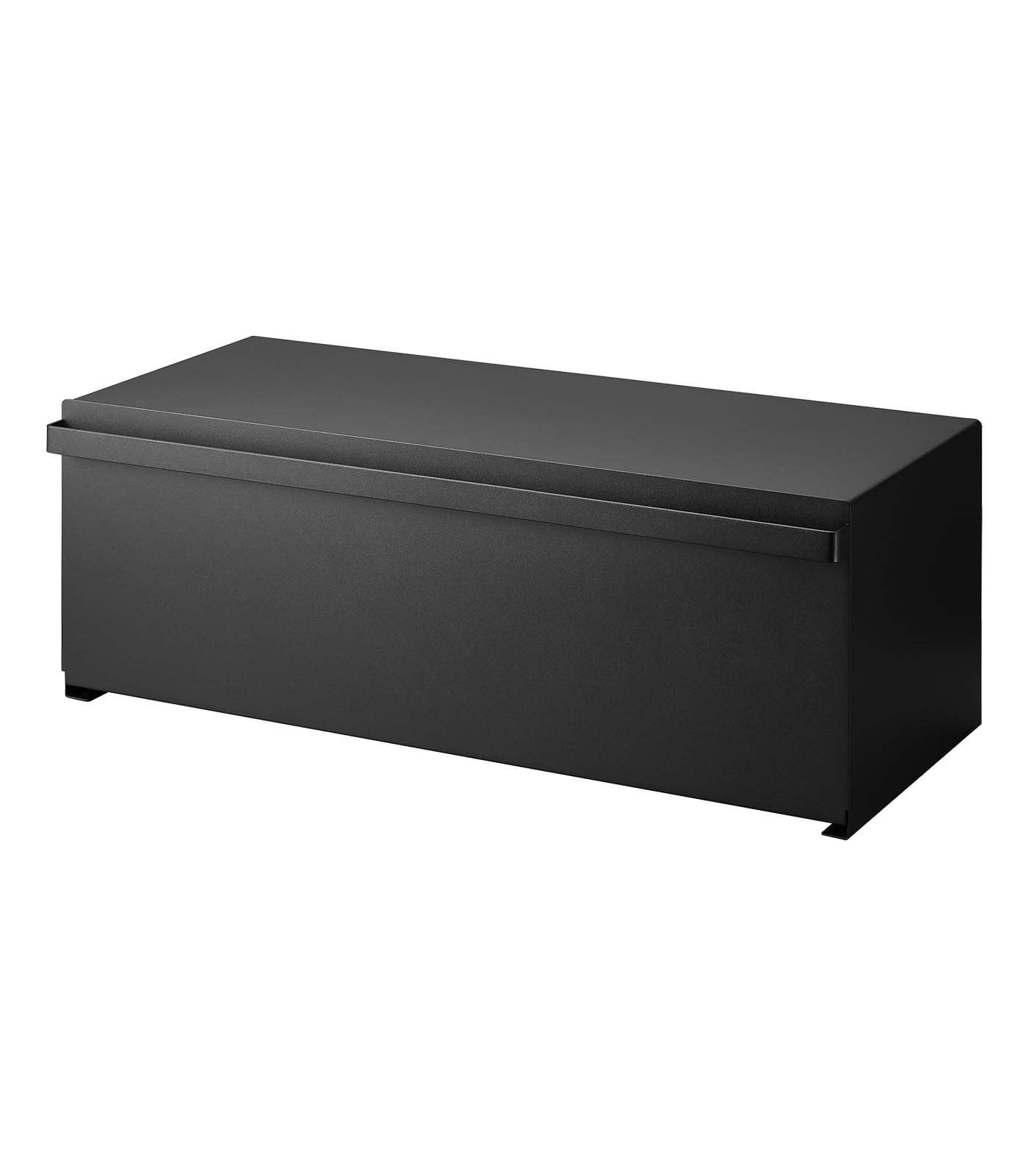 Yamazaki Home Tower Wide Bread Box - Stainless Steel Bread Storage Container for Kitchen Counter | Perfect for Keeping Bread Fresh and Organized in Pantry or Dining Room