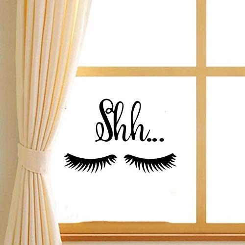 Eyelash Wall Stickers Decals - Self-Adhesive Home Decor for Room, Living Room, Bedroom, Kitchen & More - Perfect for Nursery, Kids Room & Wall Art Decorations