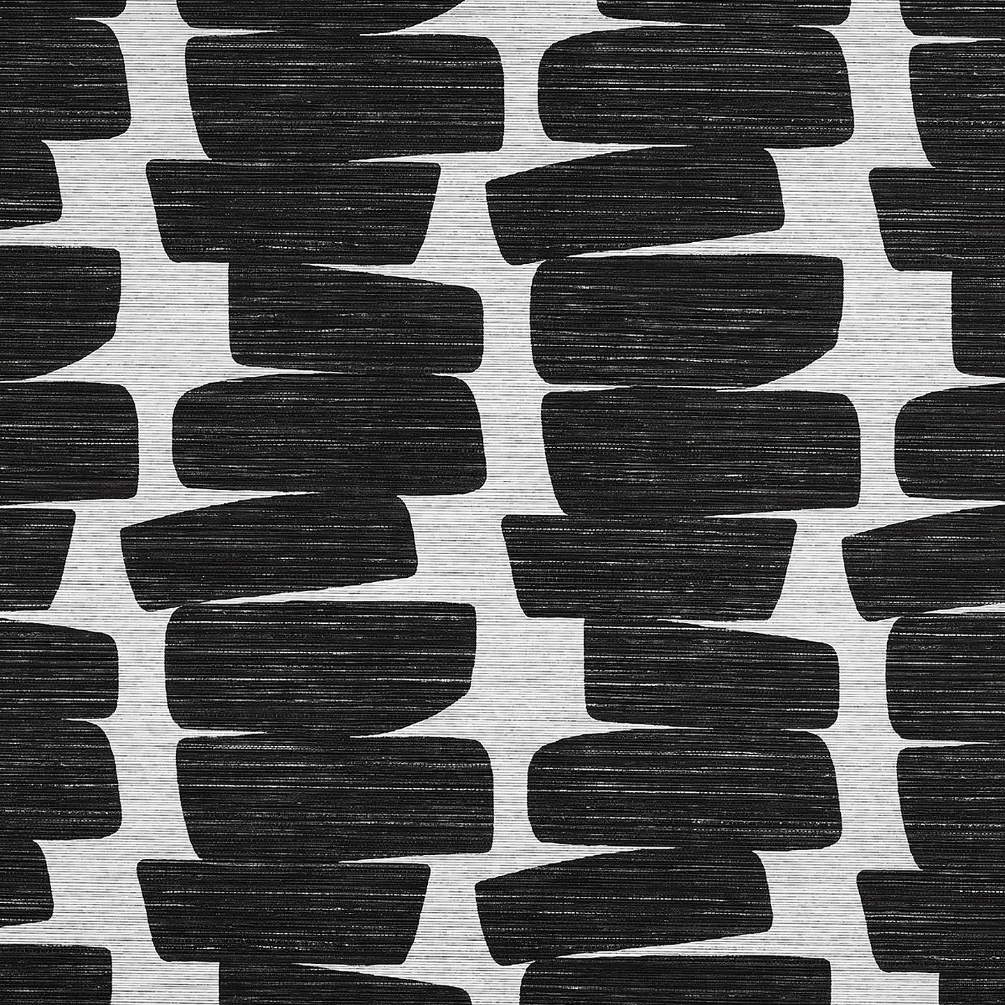 Phillip Jeffries Obsidian Formation Vinyl Stacked Wallpaper - Premium Textured Wall Covering for Living Room, Bedroom & Office Decor