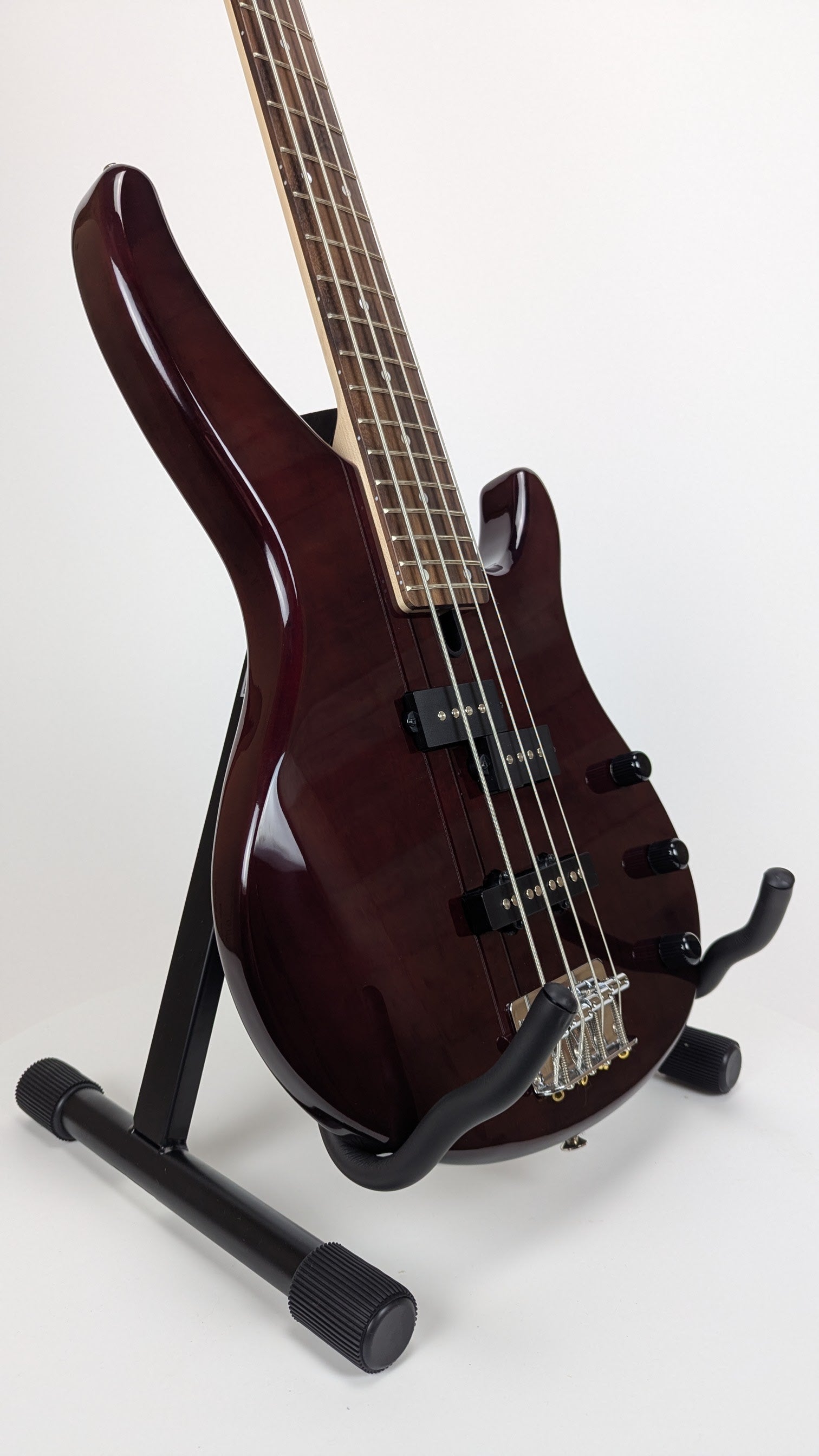 Yamaha TRBX174EW 4-String Electric Bass Guitar - Brown Sunburst Finish | Perfect for Beginners, Live Performances & Studio Recording