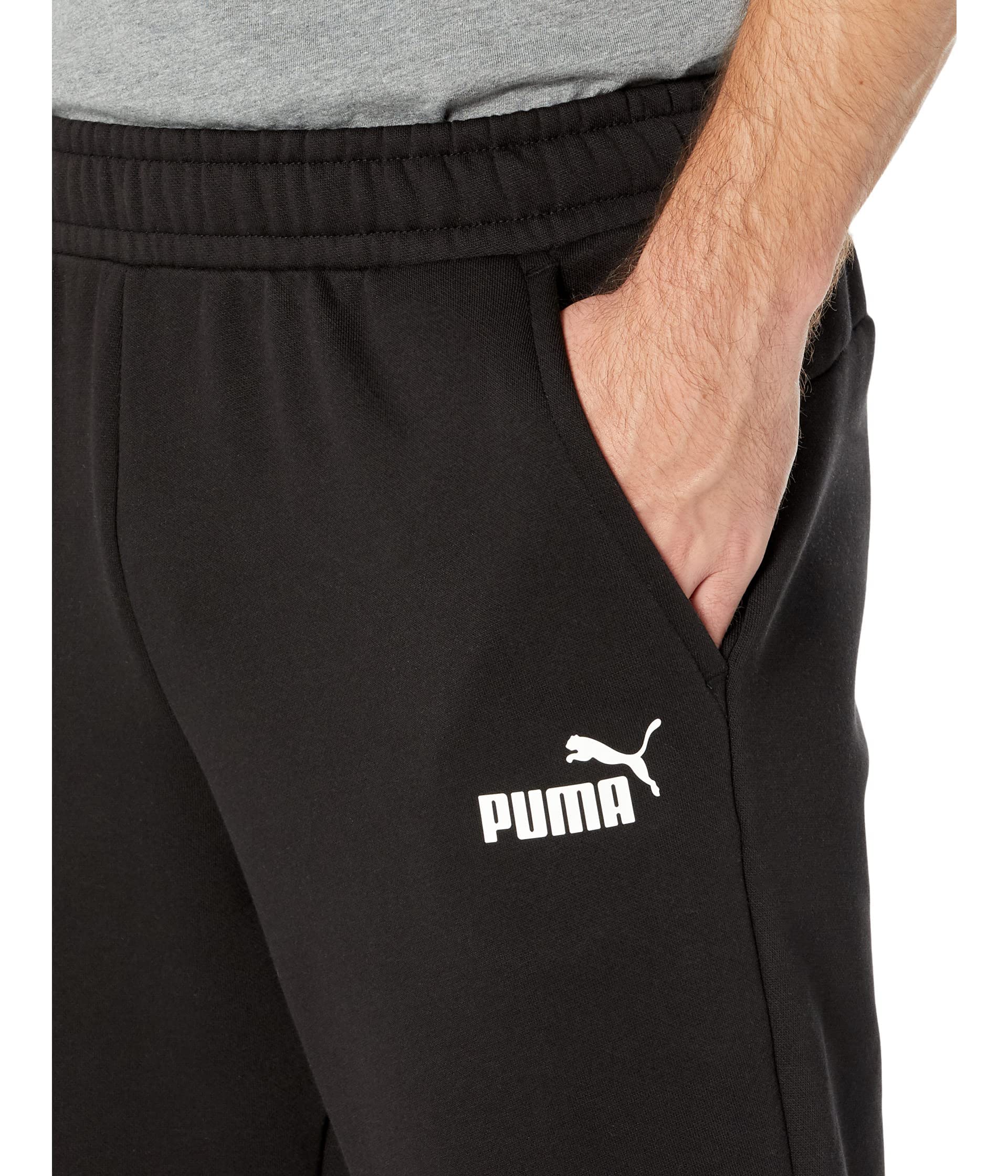 PUMA Men's Essentials Fleece Sweatpants - Comfortable Joggers for Casual Wear & Lounge, Big & Tall Sizes Available - Perfect for Gym, Running, Travel & Home Relaxation