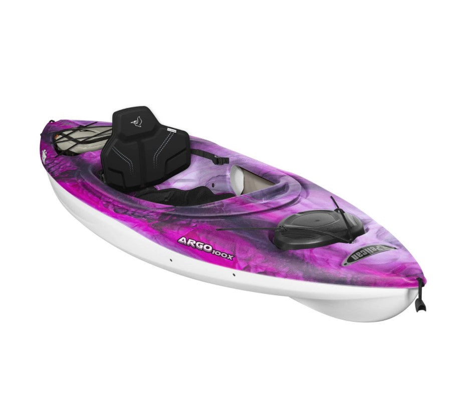 Argo 100X EXO Recreational Kayak - Lightweight & Stable for Lakes & Rivers | Perfect for Beginners & Outdoor Enthusiasts