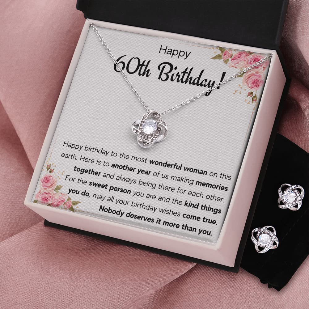 60th Birthday Gifts for Women - Elegant Necklace with Gift Box | Perfect for Mom, Grandma & Special Occasions