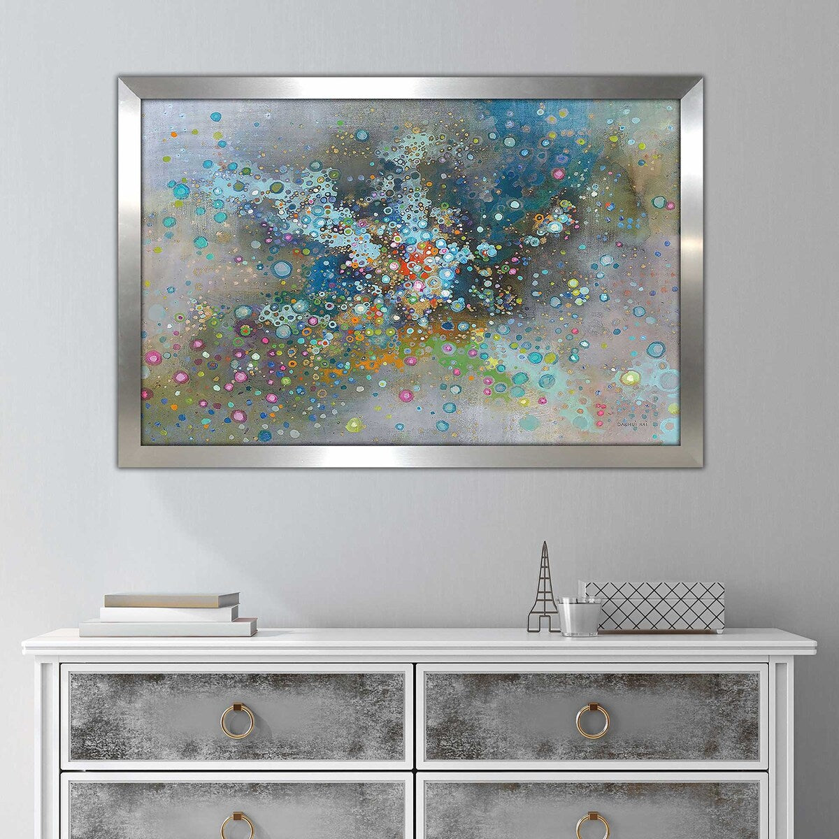Danhui Nai Andromeda Galaxy Art Print on Acrylic - Stunning Space Wall Decor for Living Room, Bedroom & Office