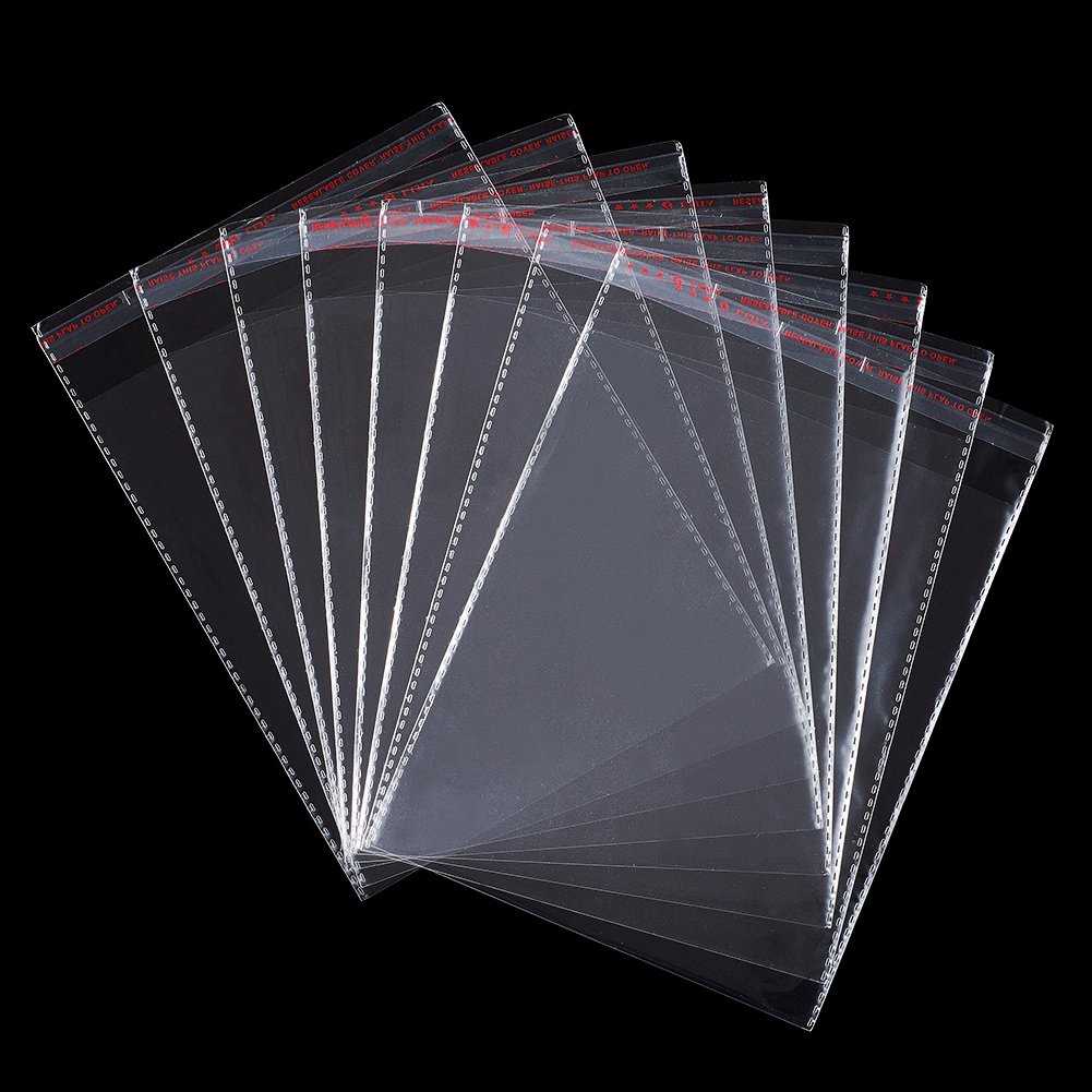 1000pcs 7.28x5.51inch OPP Clear Resealable Plastic Bags - Self Adhesive Seal Closure for Bakery, Candy, Soap, Cookies & Chocolate Packaging (185x140mm) | Food Safe Storage | Perfect for Retail, Parties & Gift Wrapping