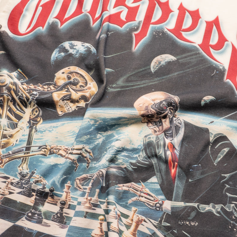 Godspeed New York Checkmate Graphic T-Shirt in Bone - Stylish Casual Wear for Street Fashion & Everyday Outfits