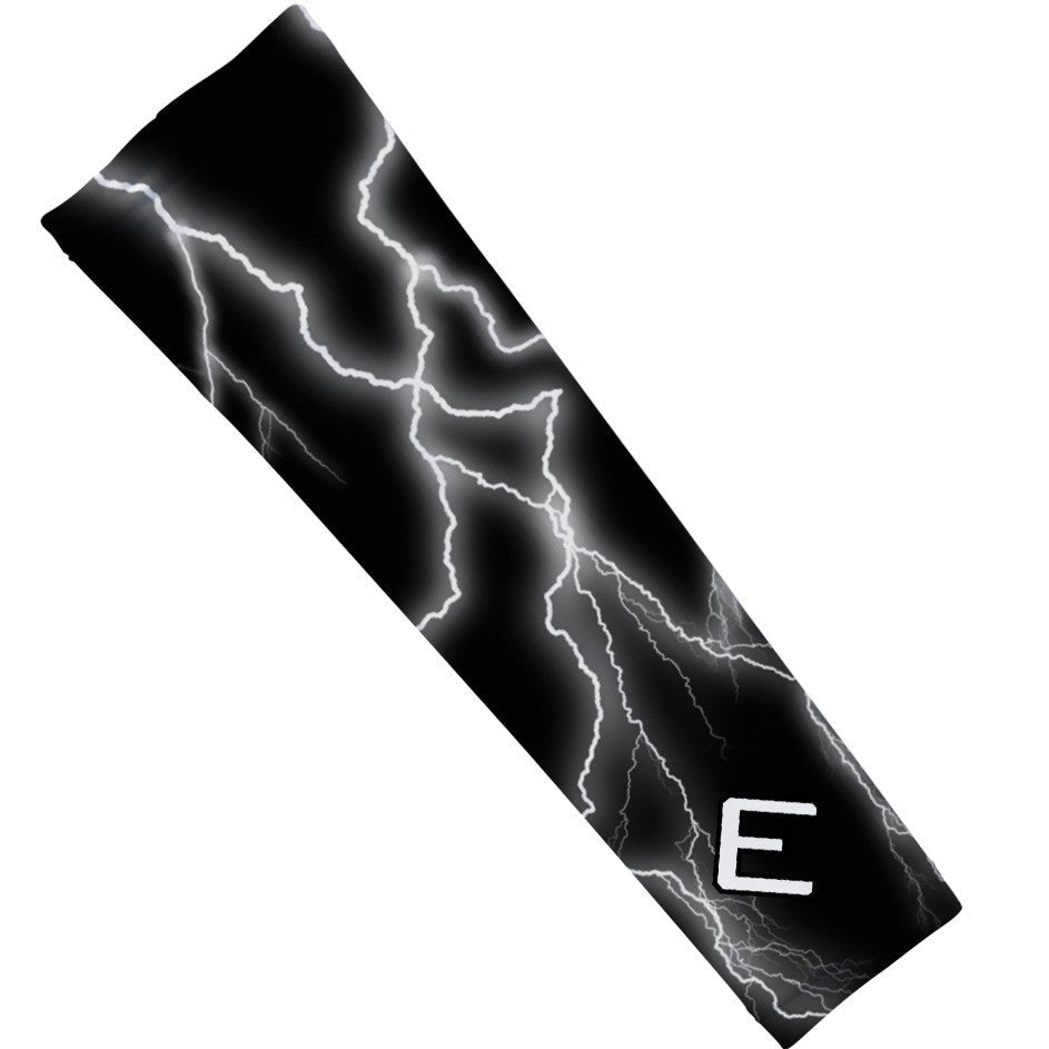 White Lightning Arm Sleeve - UV Protection Cooling Compression Sleeves for Men & Women | Perfect for Running, Cycling, Basketball & Outdoor Sports