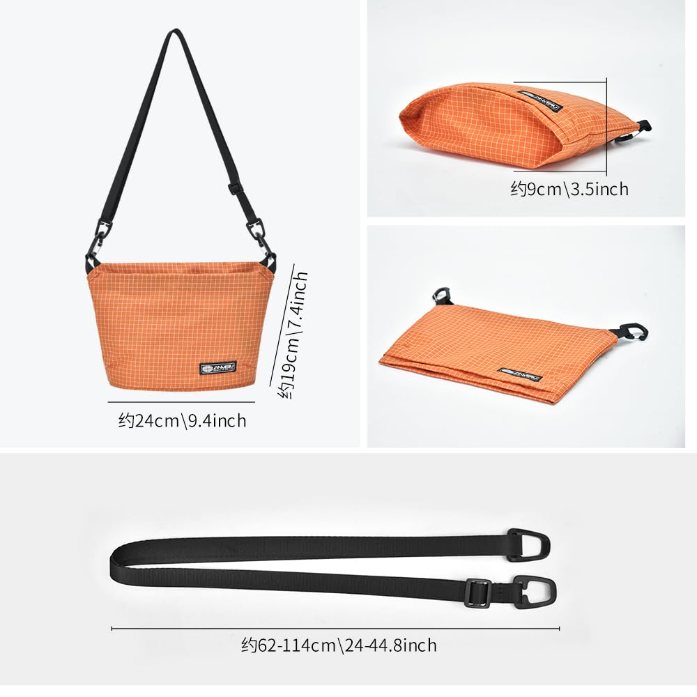 ANMEILU Crossbody Bag for Women - Lightweight Travel Phone Storage Shoulder Bag, Sport & Leisure Purse - Perfect for Gym, Running, Hiking & Daily Use