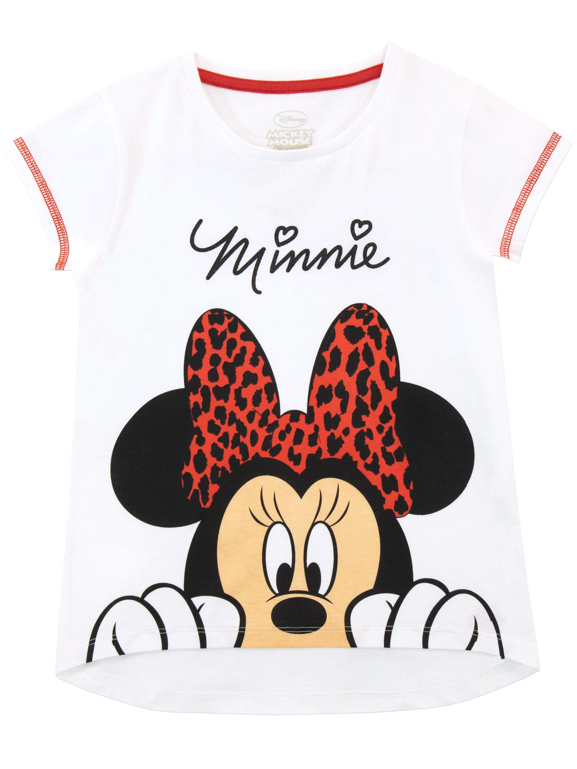 Disney Minnie Mouse Girls' T-Shirt - Cute Cartoon Graphic Tee for Kids & Toddlers - Perfect for Birthday Parties, School, and Playdates