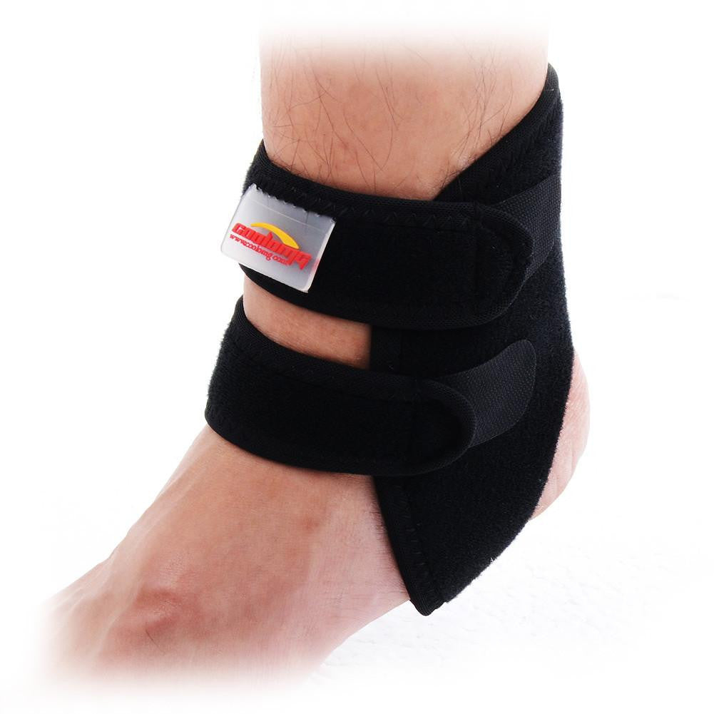Ankle Support Brace with Open Design - Adjustable Compression for Sprains & Injuries - Ideal for Running, Hiking & Sports Recovery
